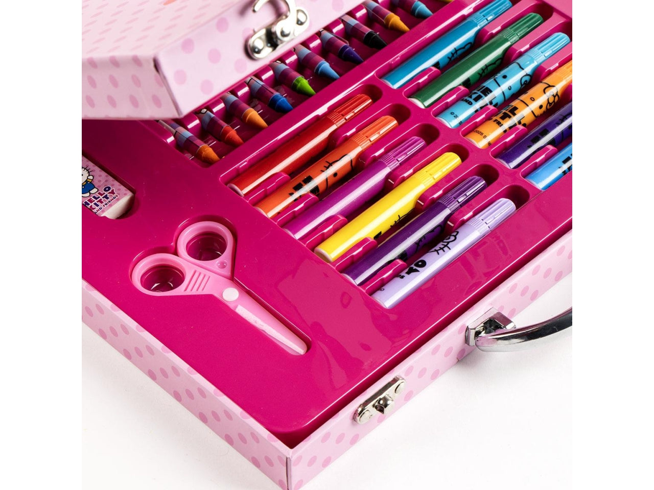 Valigetta con vari modelli di colori con personaggio Hello Kitty
