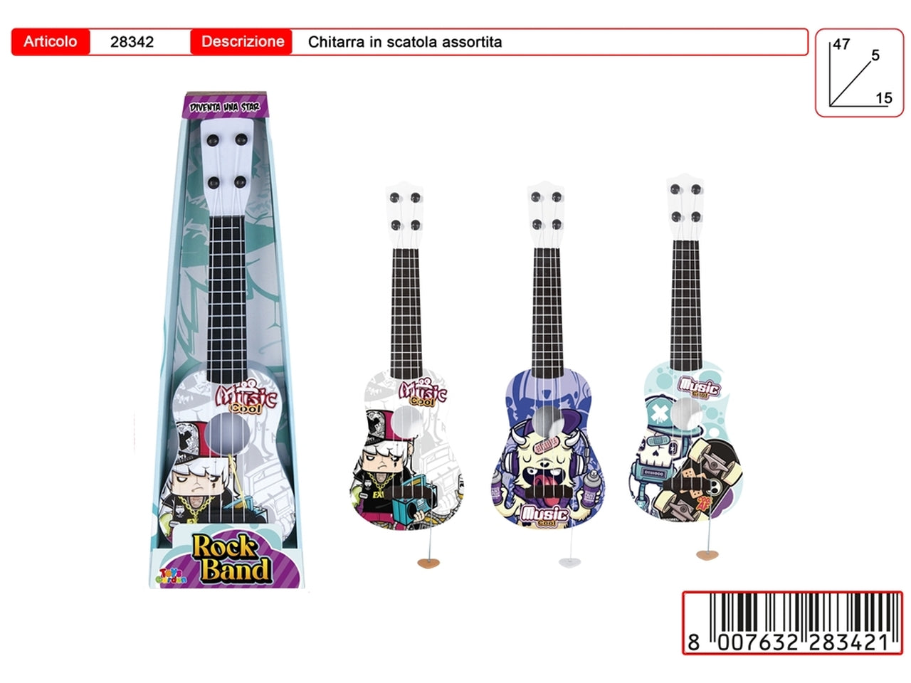 Chitarra in scatola