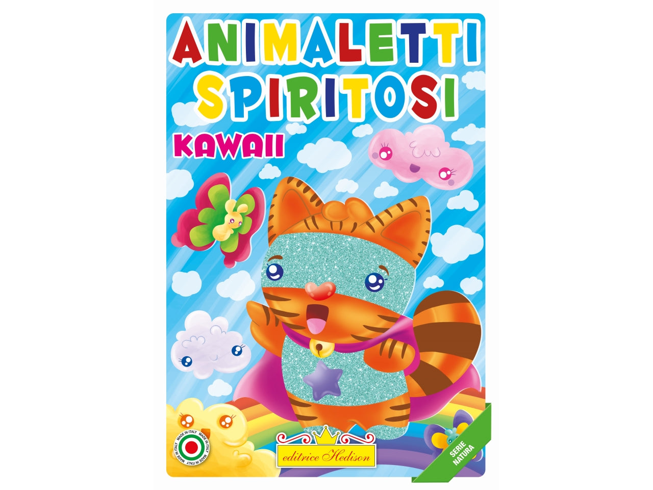 Libro da leggere e colorare animaletti spiritosi