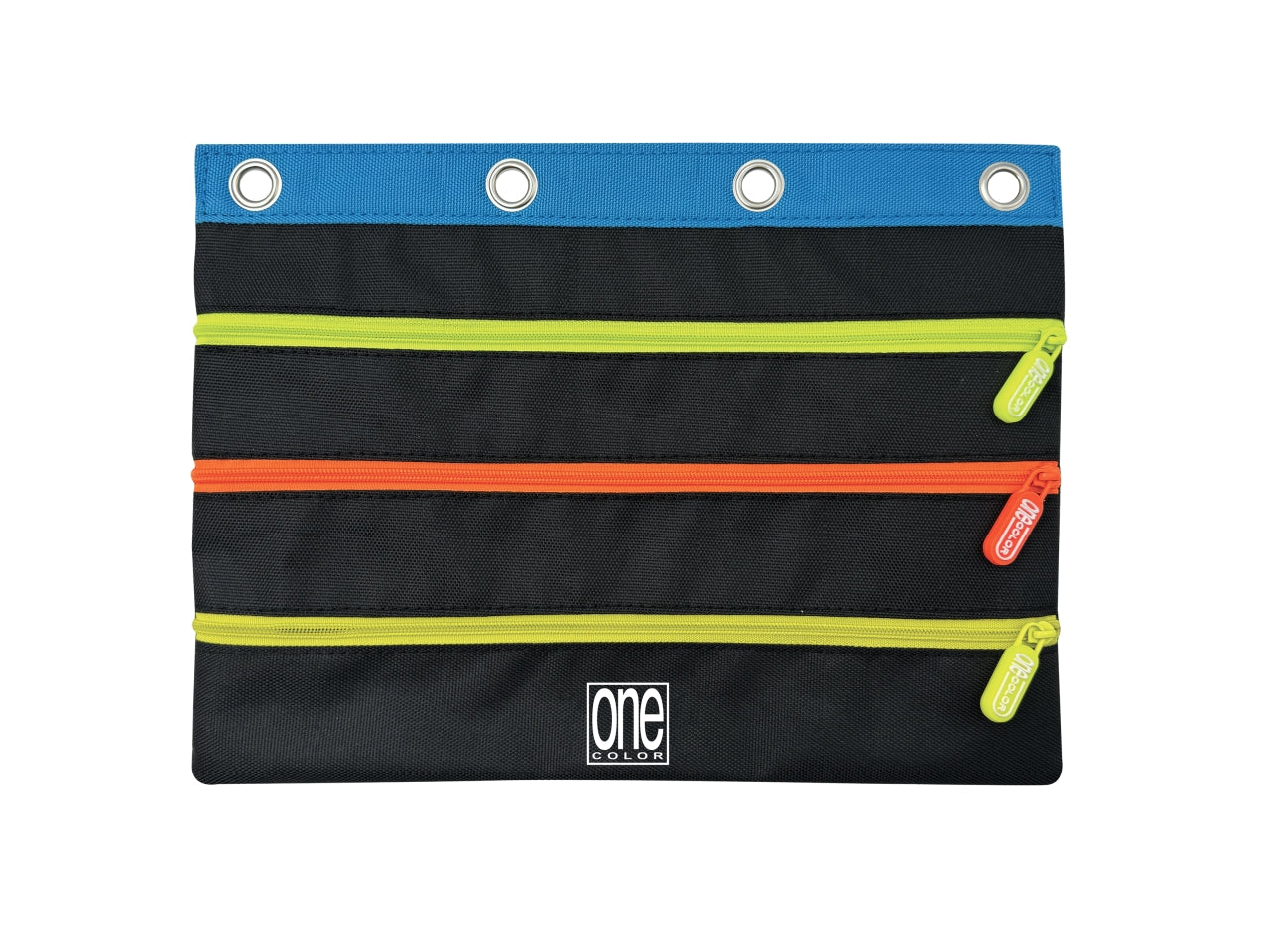 Tutto in uno astuccio 3 zip per copertine ad anelli nero