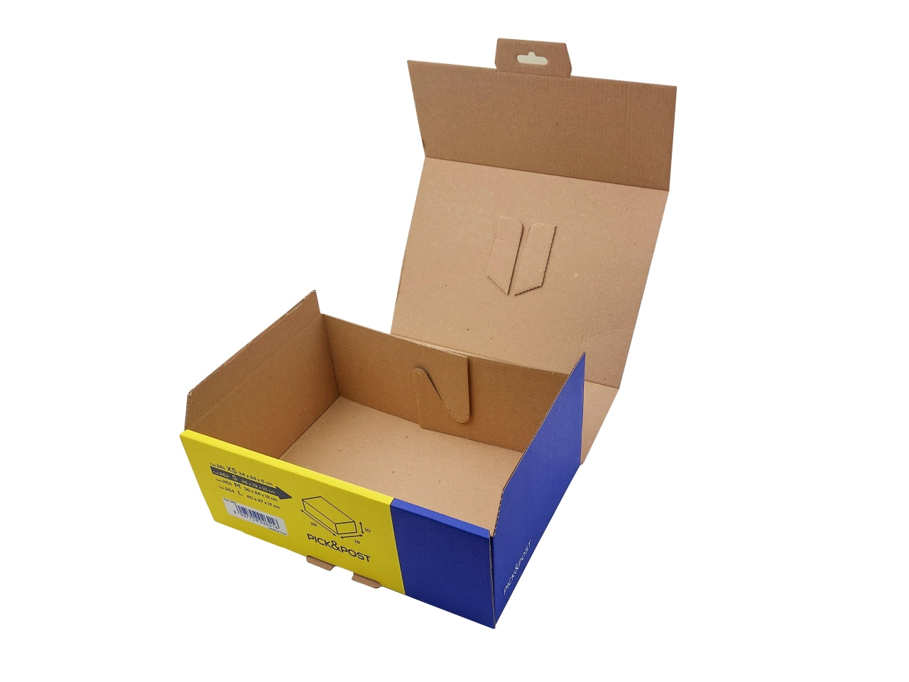 Pick post scatola in cartone per spedizione automontante XS 34x24x6cm