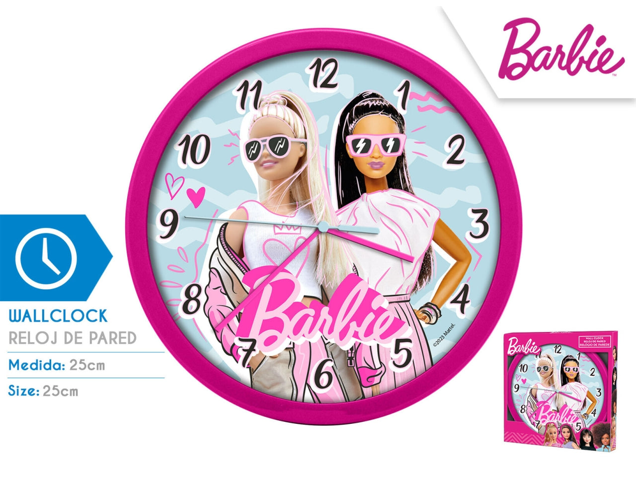 Barbie orologio da parete