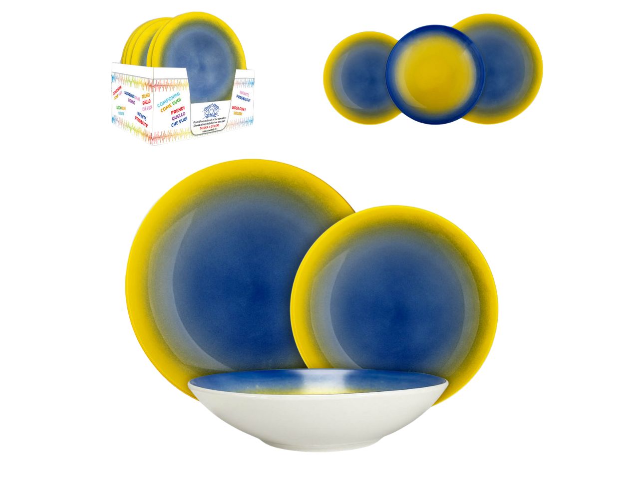 Tavola a colori dessert cm20