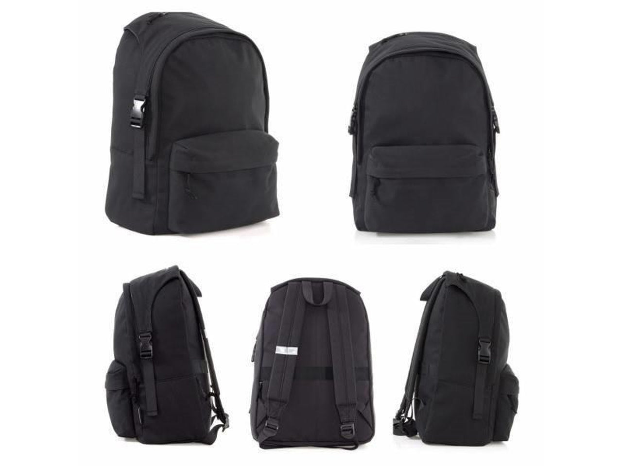 Zaino essenzial nero 31x15x45cm$