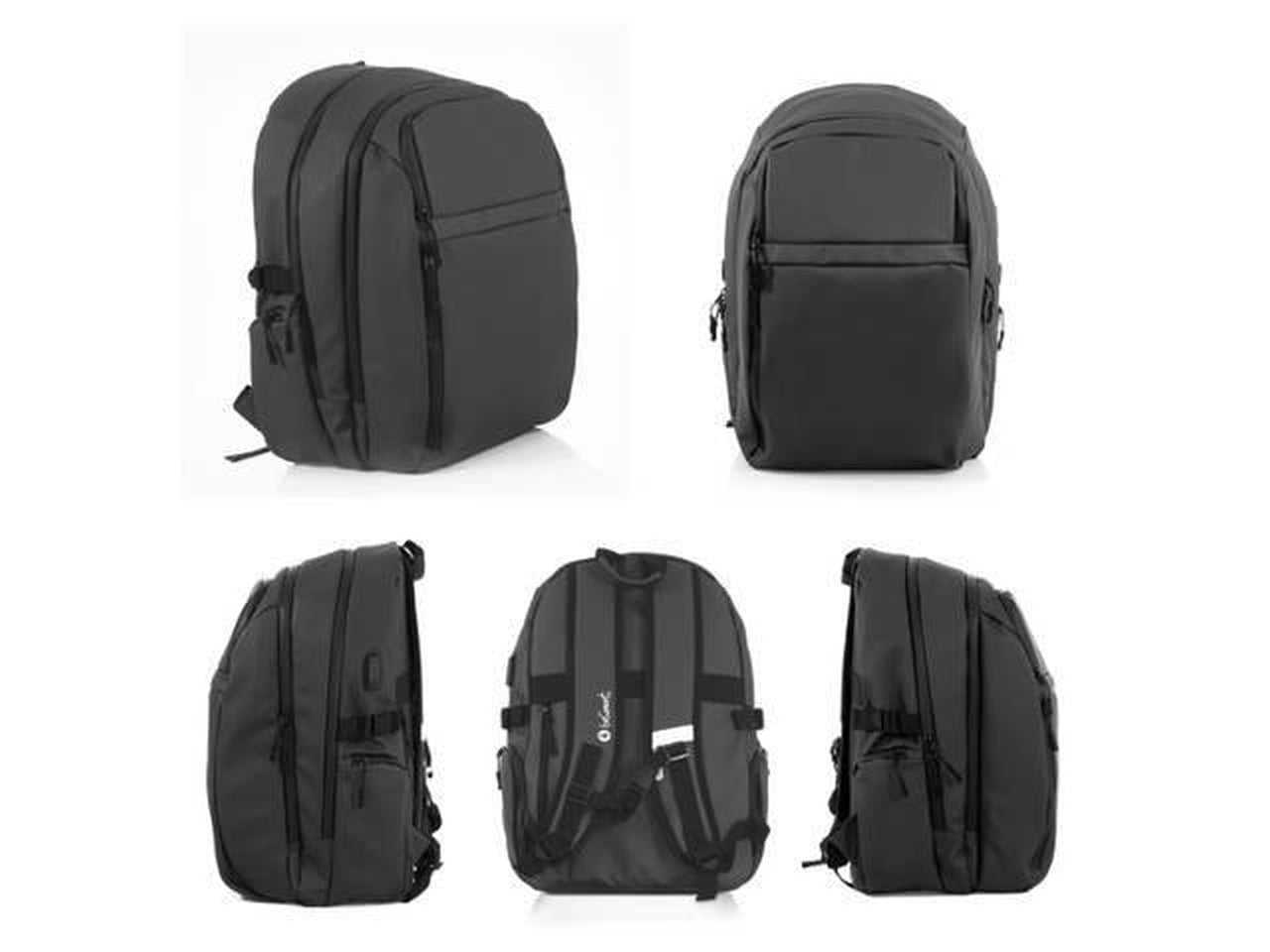 Zaino business harvard nero 46x29x23cm
