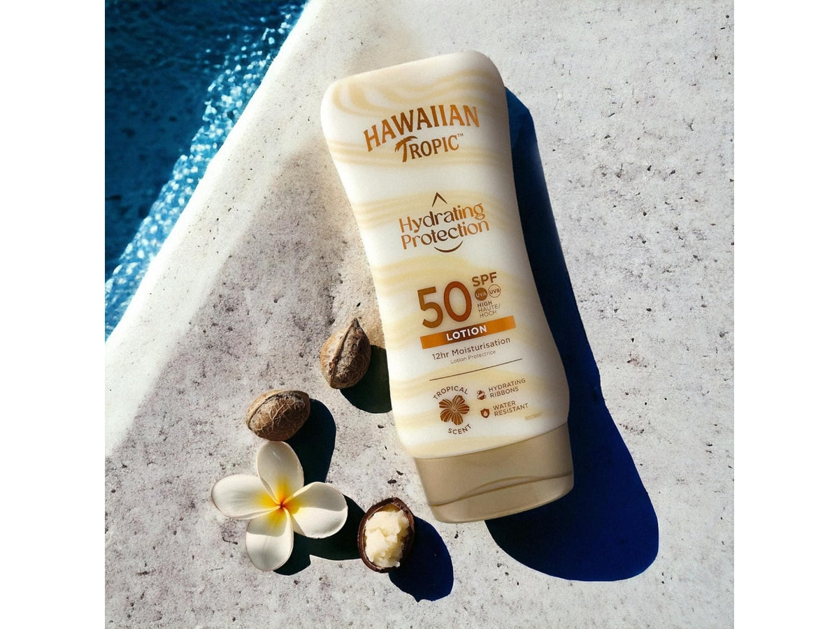 Hawaiian tropic silk hidration lozione solare spf50 180ml $