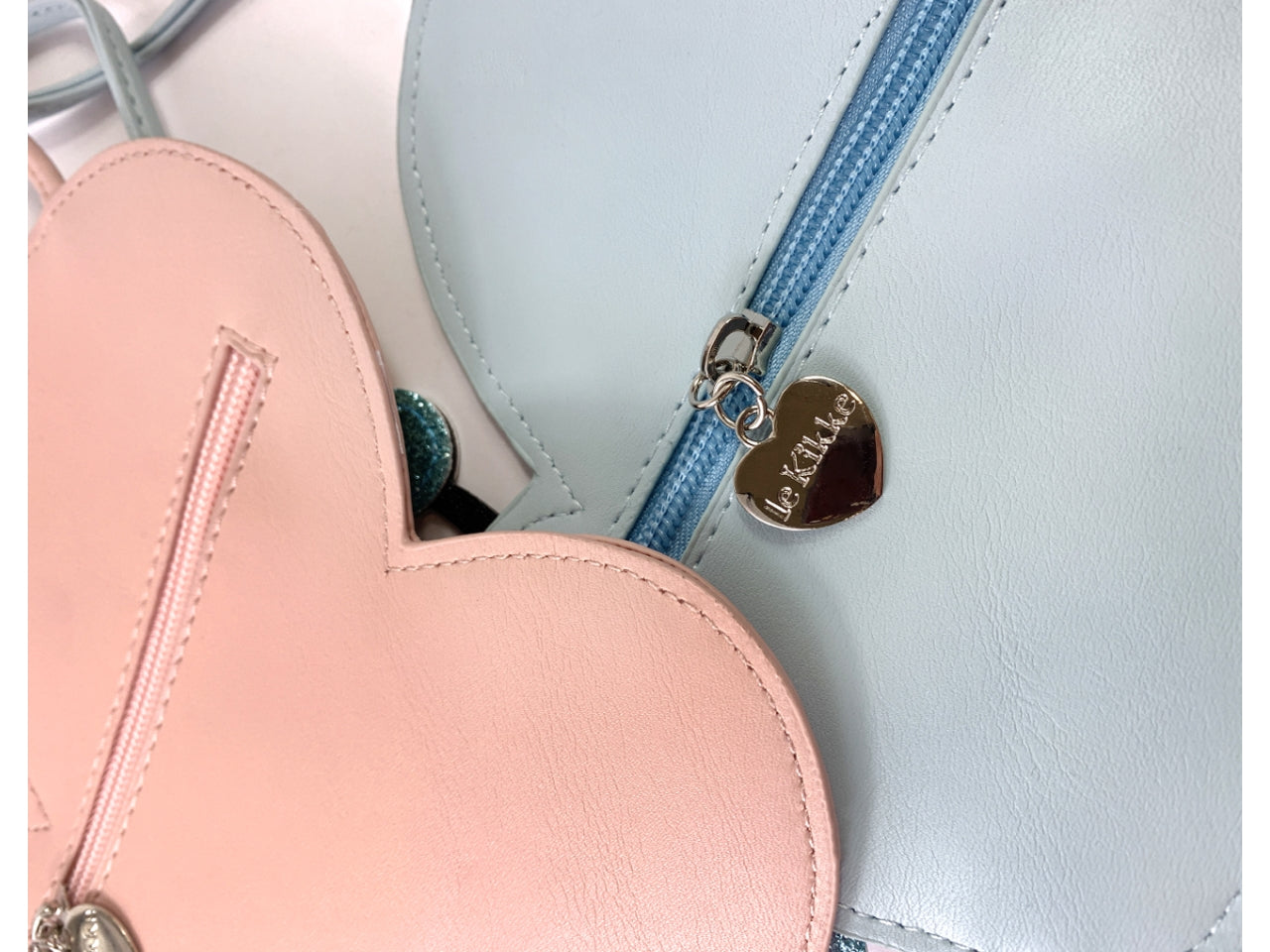 Le Kikke borse bimba glittery butterfly
