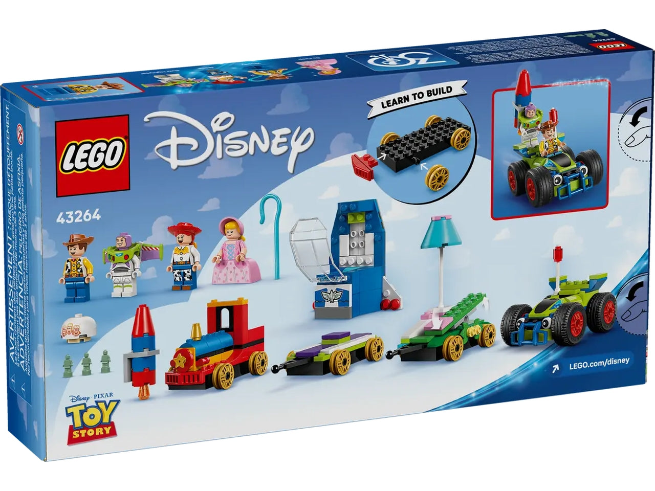 Lego Disney Pixar Toy Story: Treno e Auto radiocomandati celebrativi