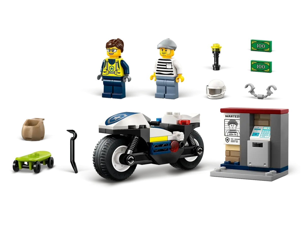 Lego City Police Inseguimento della moto della Polizia