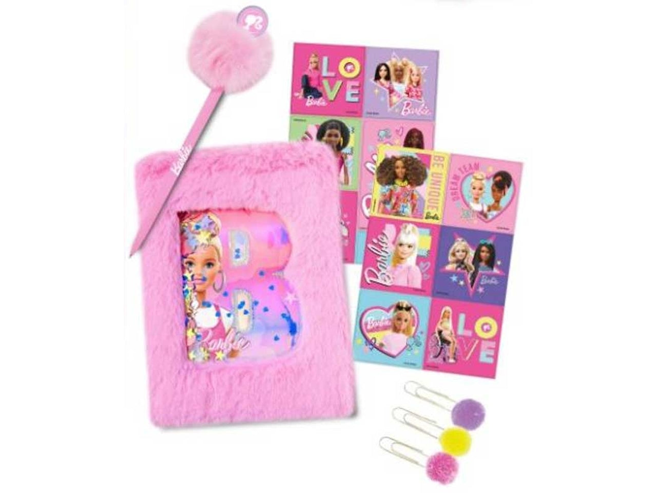 Barbie diario segreto con penna adesivi e accessori