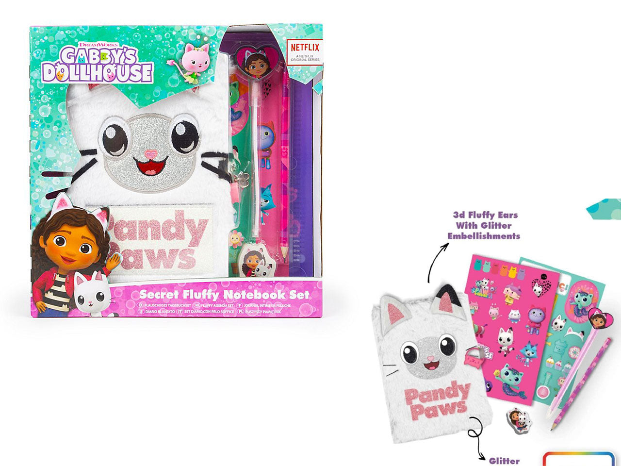 Gabbys doll house diario segreto con penna e asdesivi