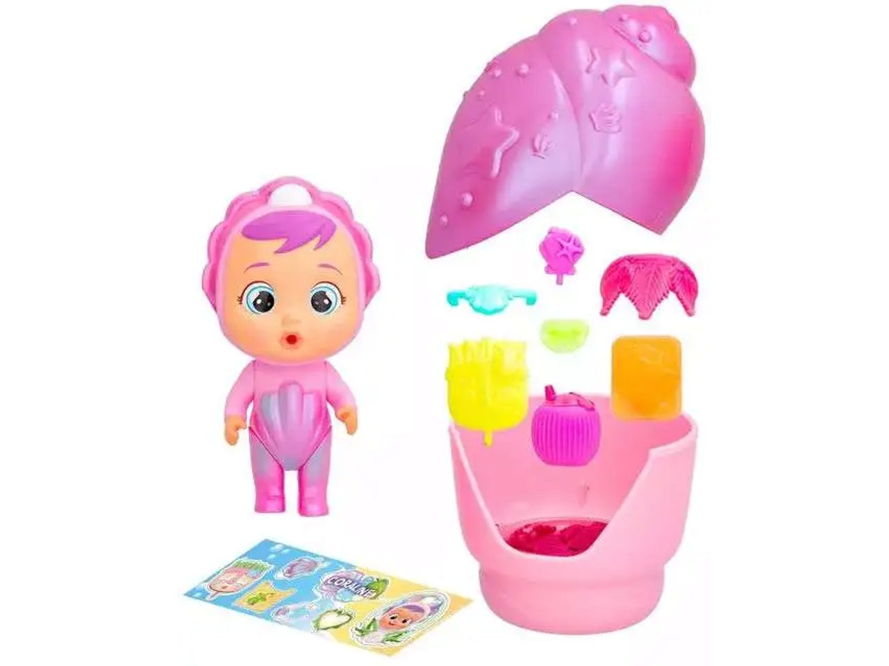 Cry babies magic tears shiny shells bamola con accessori