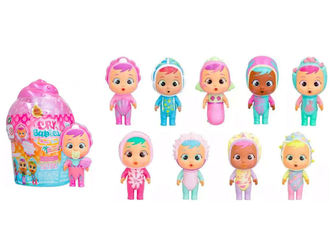 Cry babies magic tears shiny shells bamola con accessori