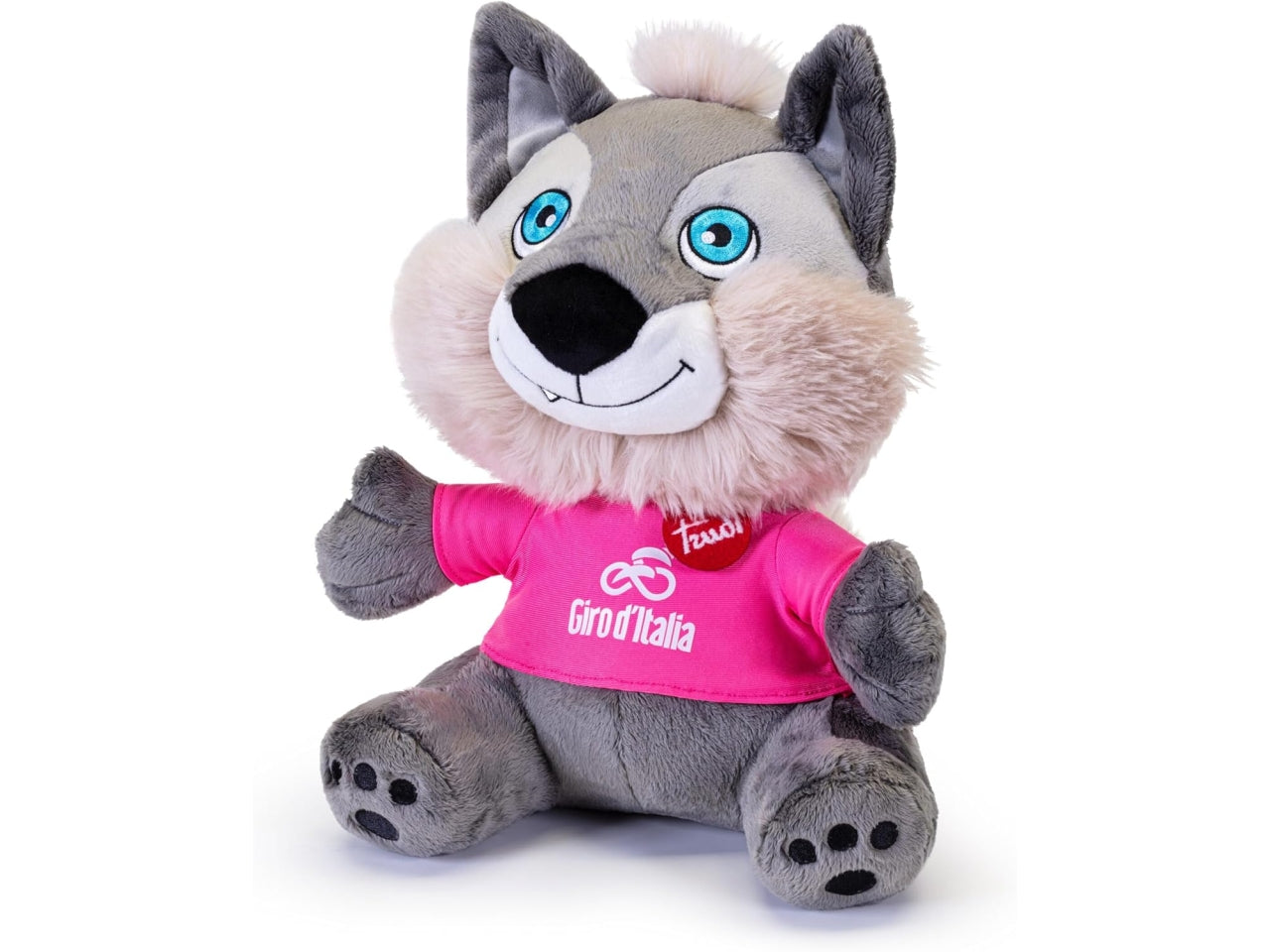 Trudi lupo Wolfie mascotte ufficiale peluche del Giro d'Italia