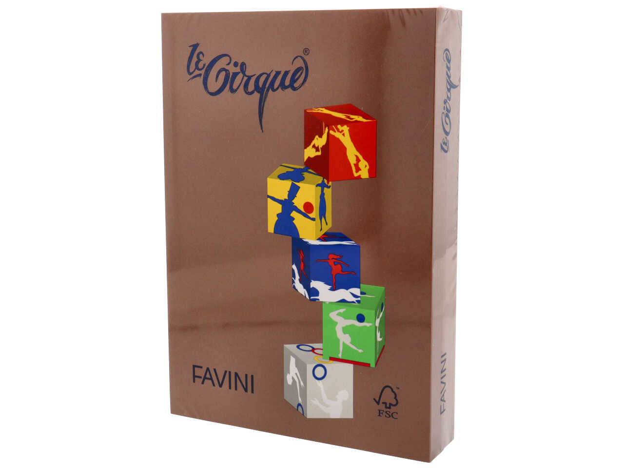 Risma di carta le cirque 160 A4 160gr. 250 fogli marrone tartufo