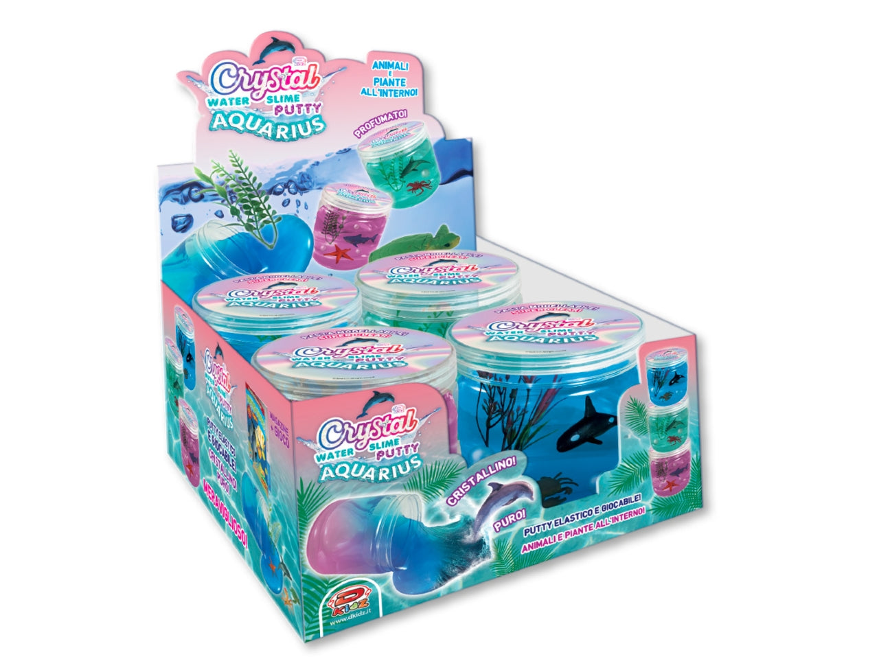 Crystal water slime putty aquarius dimo