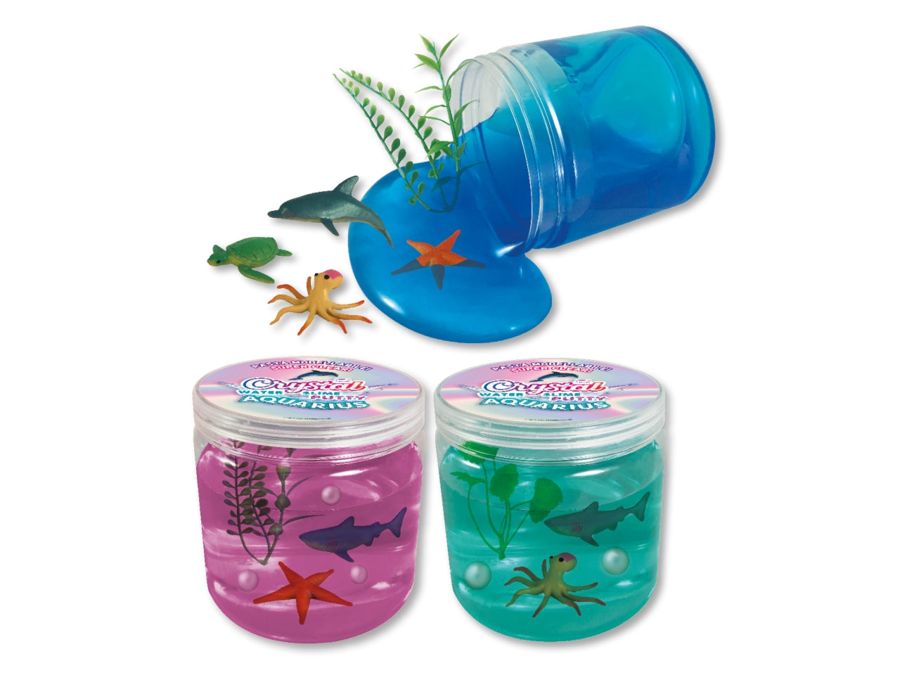 Crystal water slime putty aquarius dimo