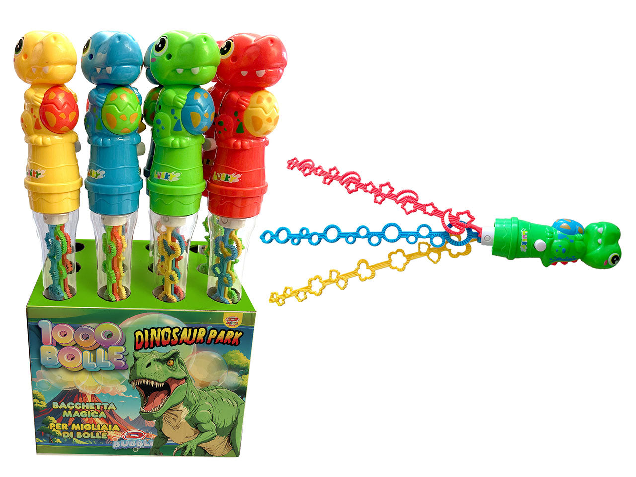 Bacchetta magica mille bolle dinosauro