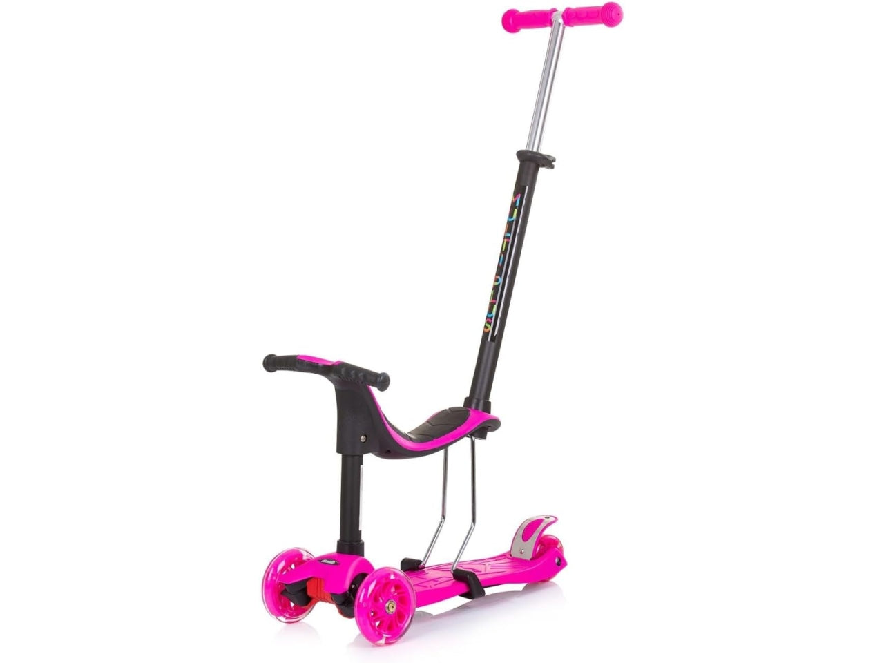 Scooter monopattino 3 in 1 rosa
