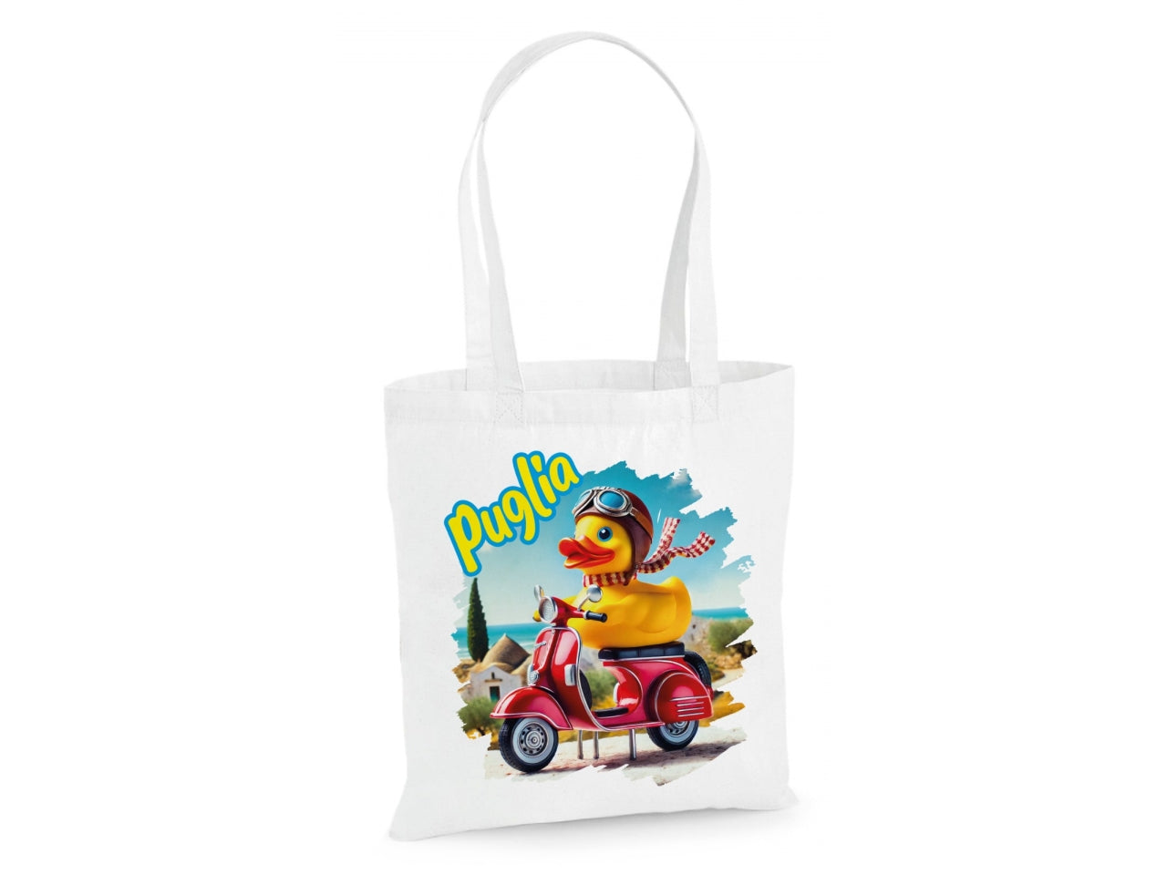 Borsa rettangolare con vespa