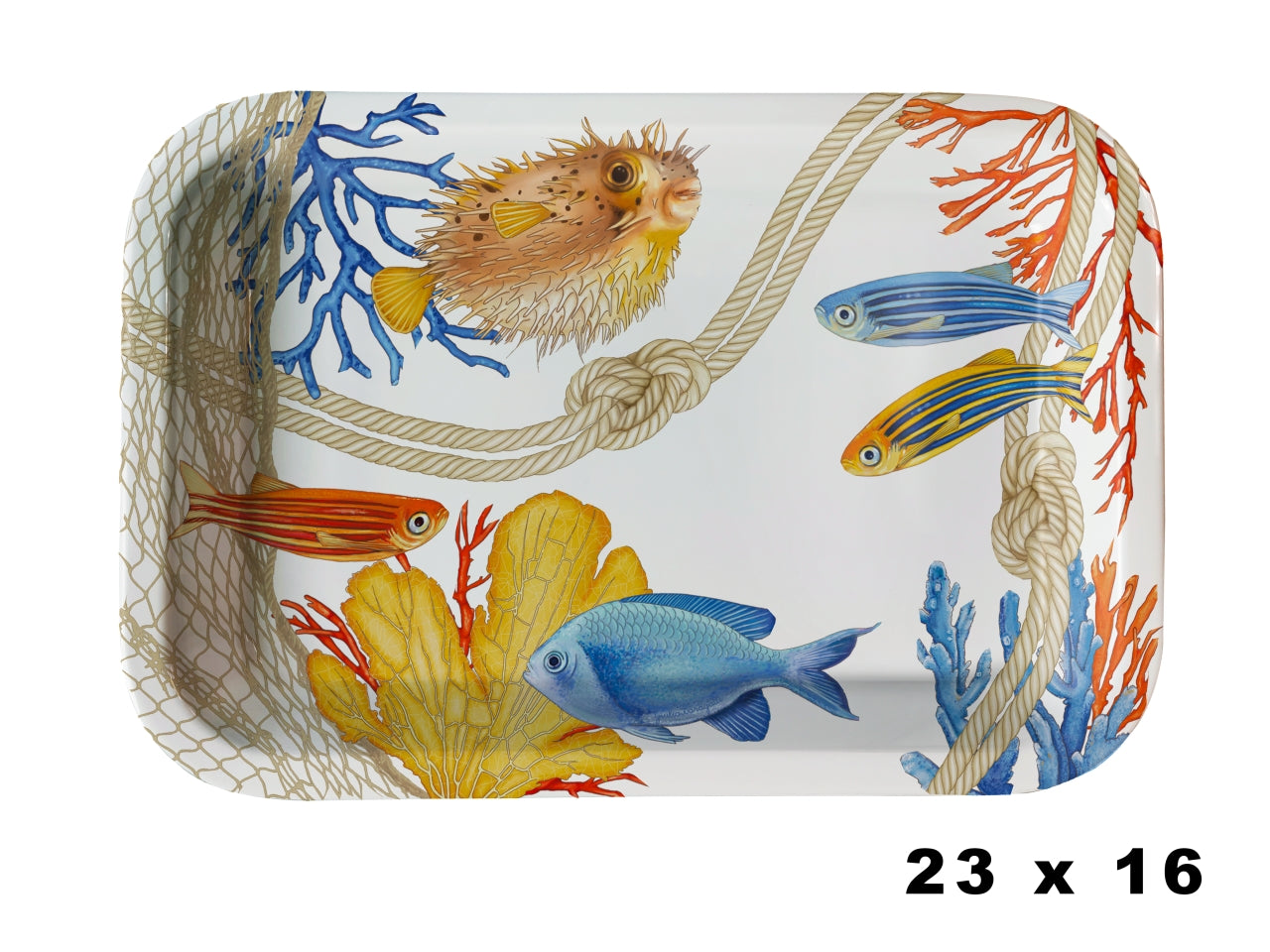 Nodi vassoietto in melamina 23x16x2cm