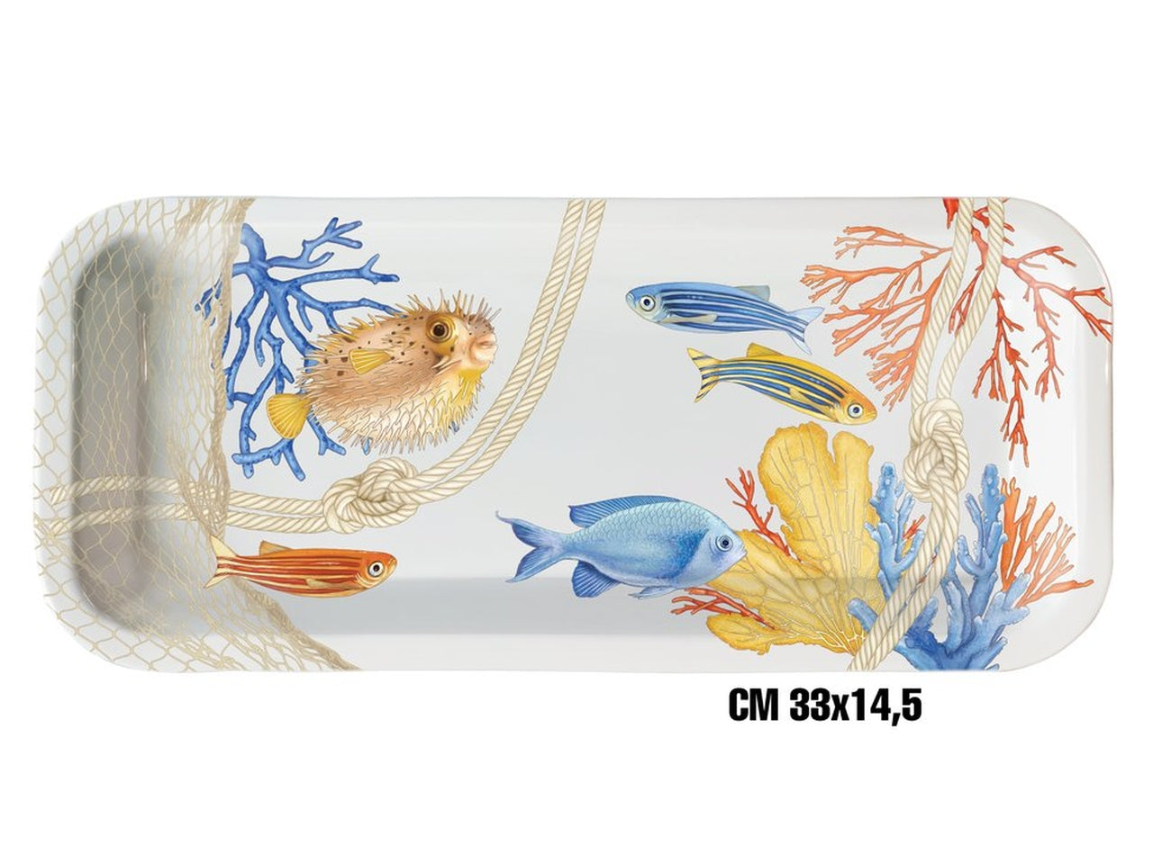 Nodi vassoio in melamina 33x14,5cm