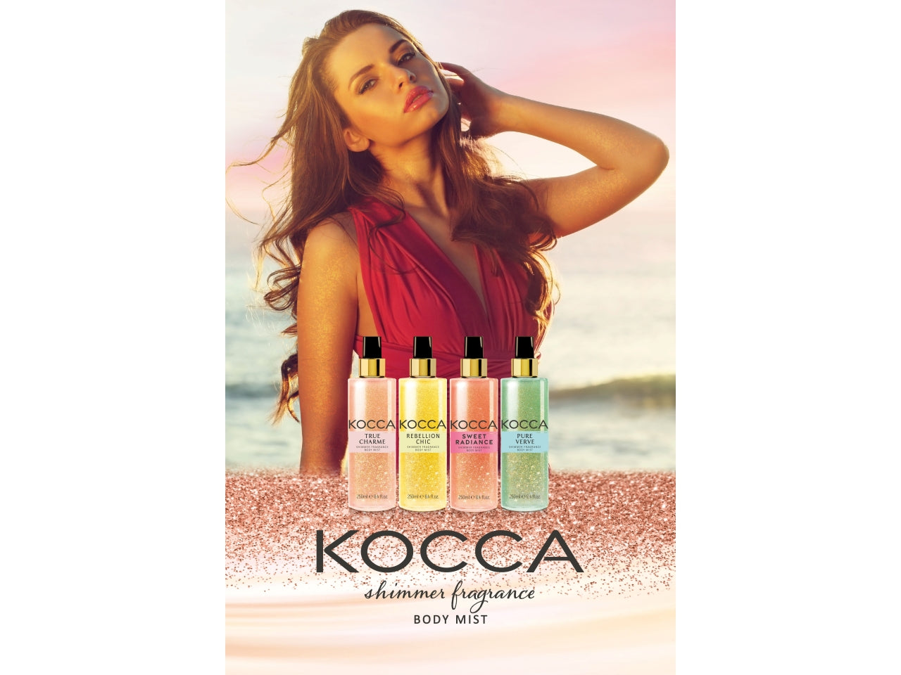 Kocca body mist pure verve H2o glitter 250ml