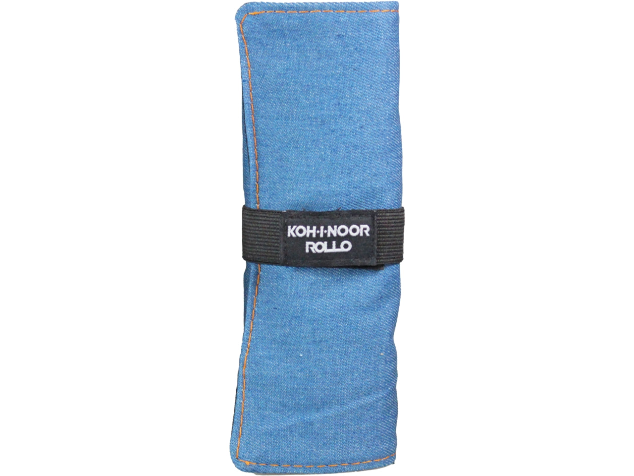 Astuccio arrotolabile azzurro jeans 24 scomparti + bustina con zip