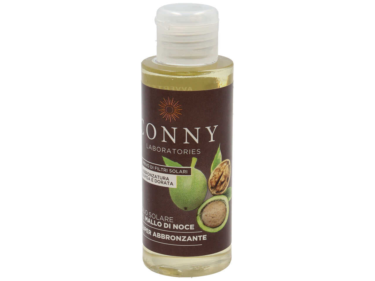 Conny olio solare 100ml mallo di noce $