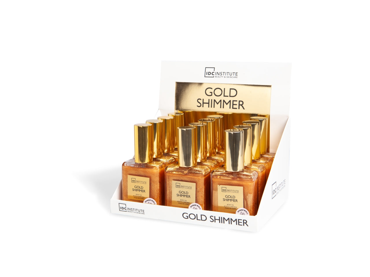 Idc institute gold shimmer body oil