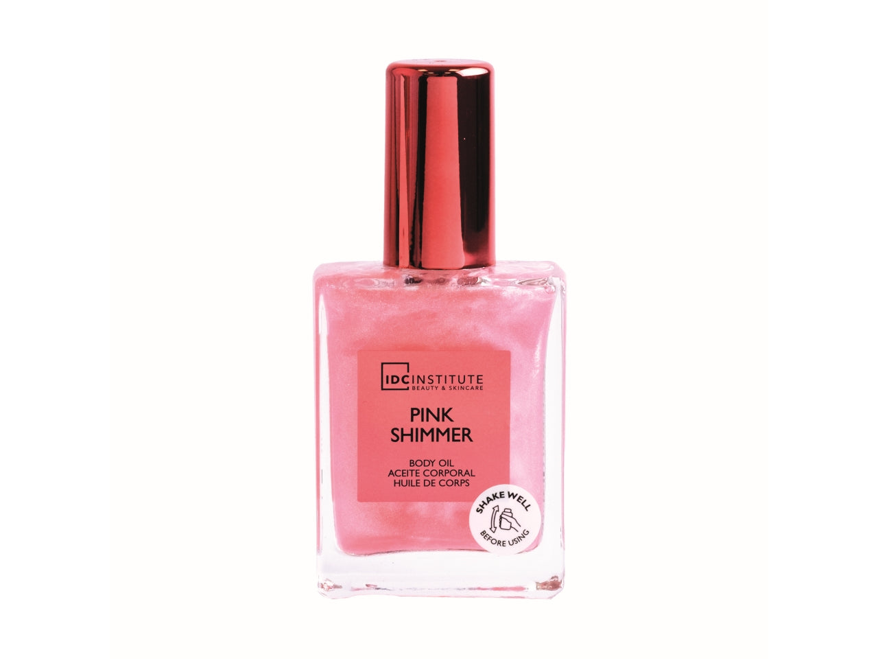 Idc institute glow shimmer pink body oil 45ml