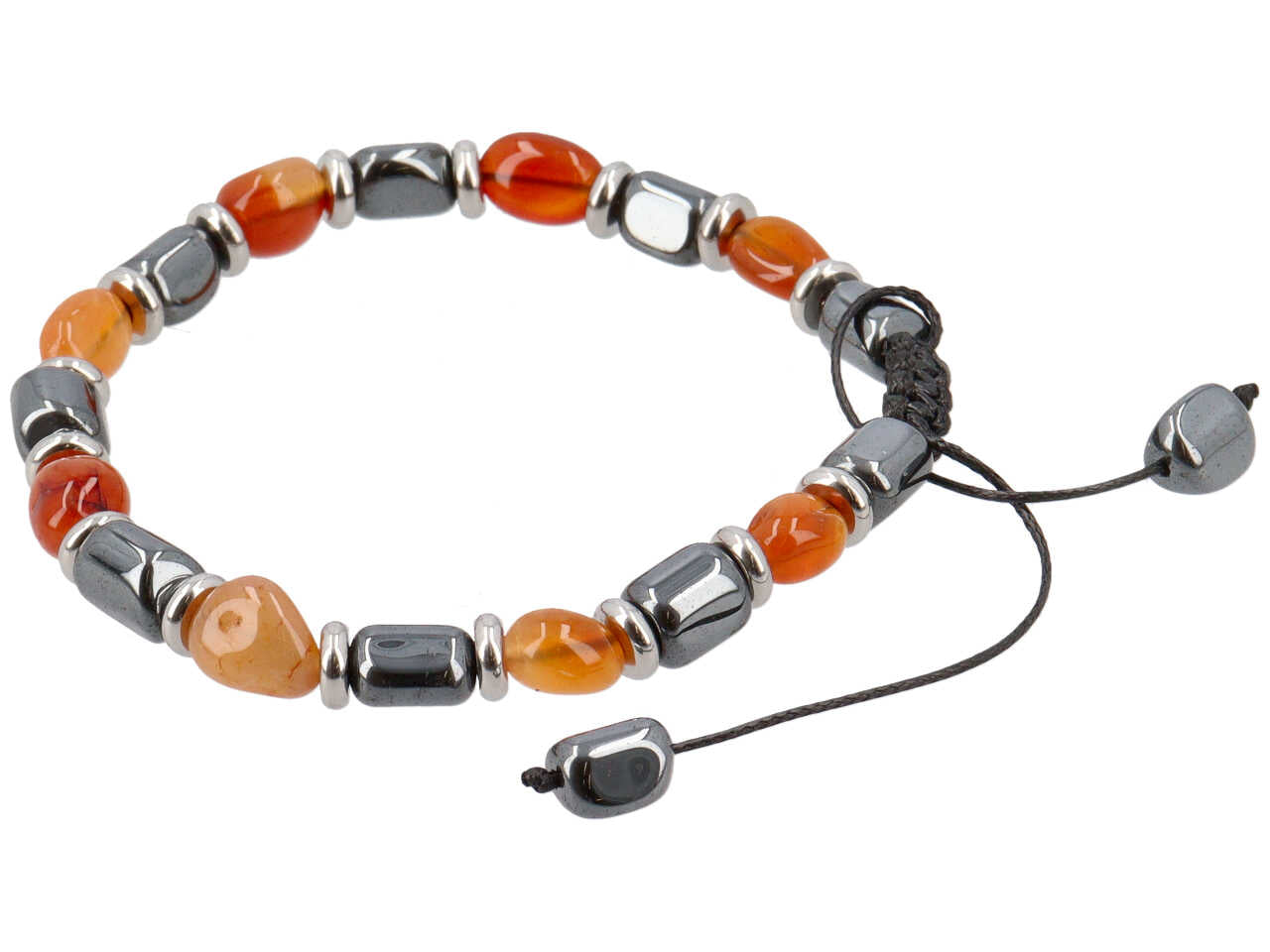 Bracciale scooby doo con pietre arancione