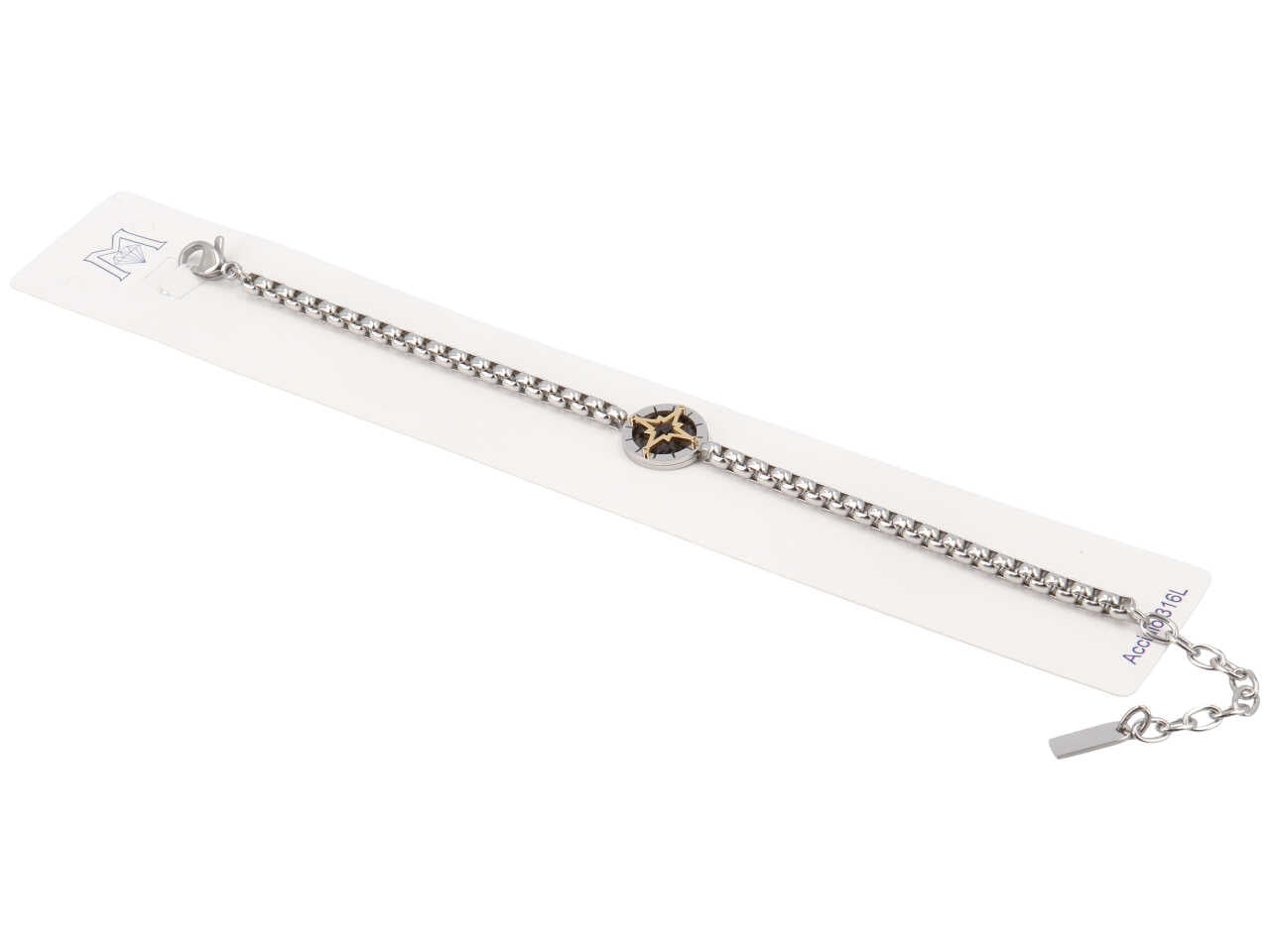 Bracciale rosa dei venti dorato