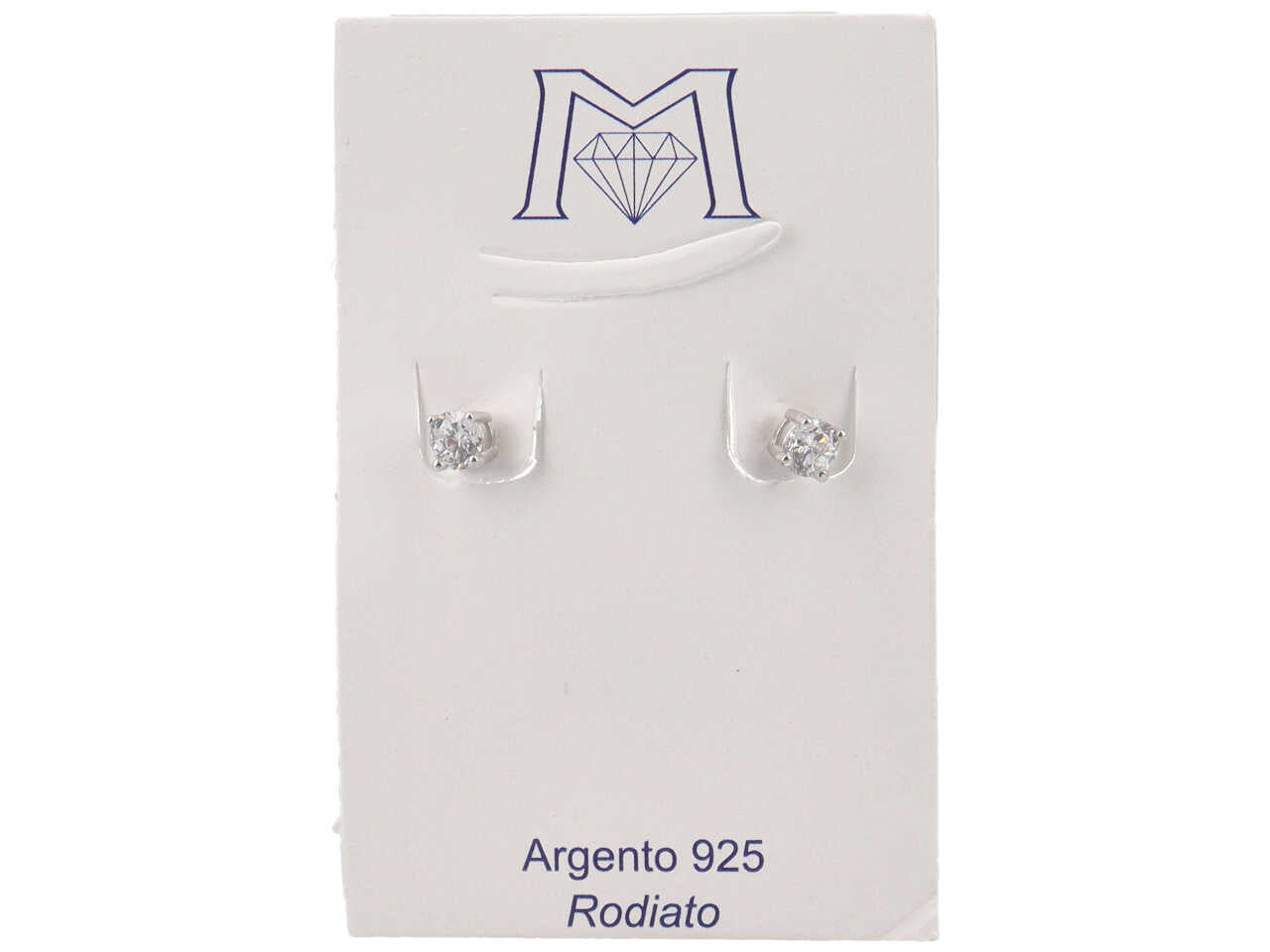 Orecchini punto luce 4,5mm 4 punte