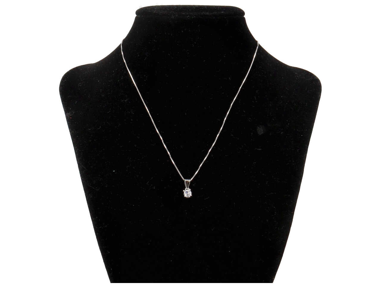 Collana con pendente p. luce 4,5mm crystal pd4394b