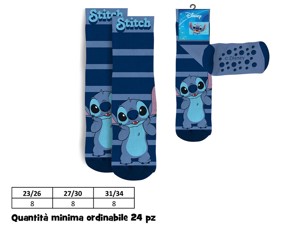 Calzini antiscivolo stitch