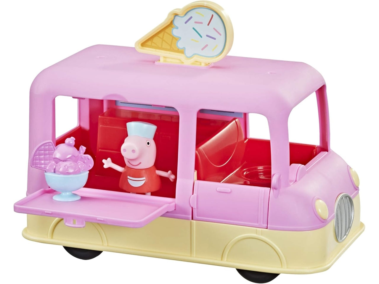 Peppa pig furgone dei gelati con personaggi