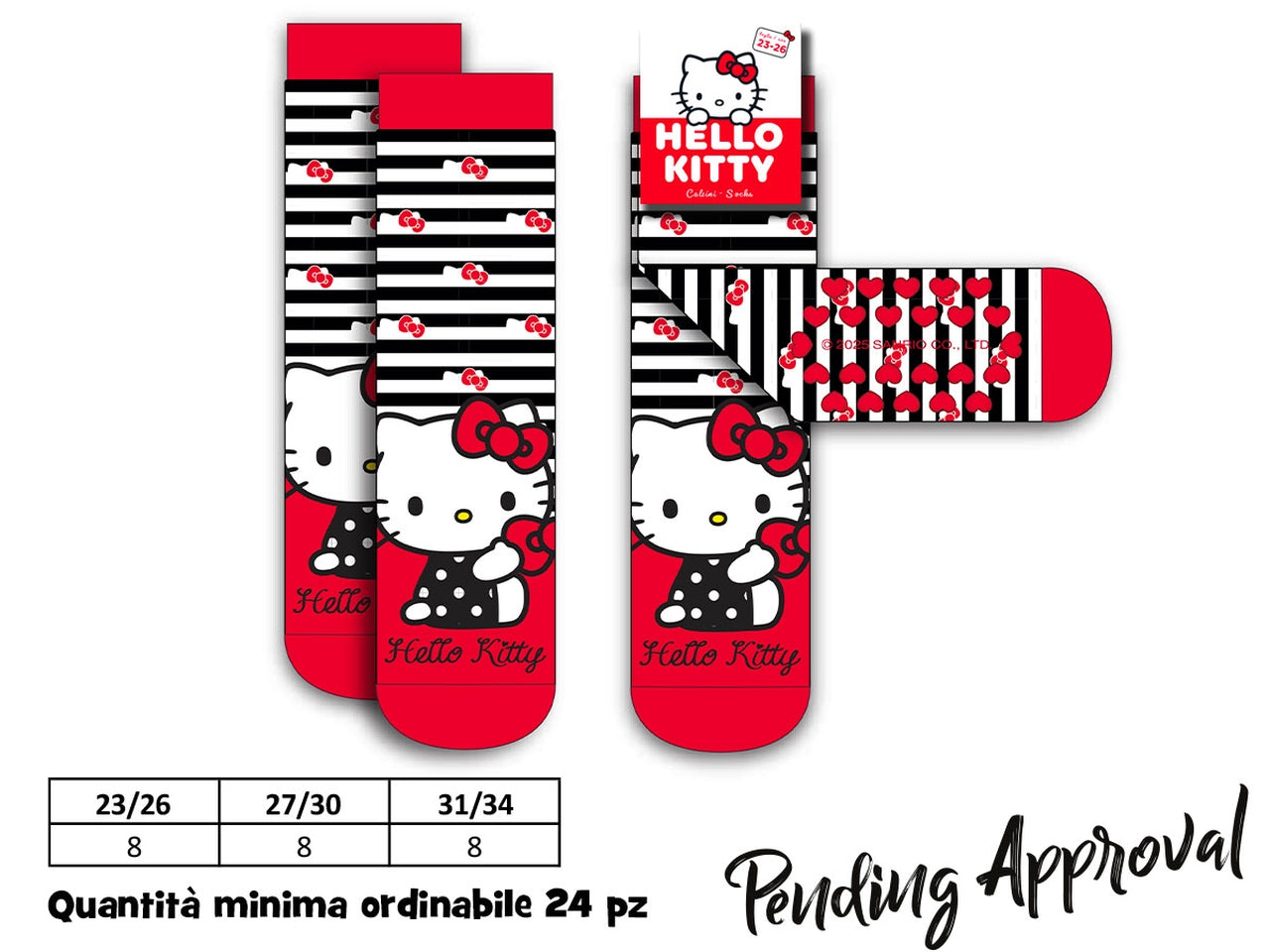 Hello kitty calzini antiscivolo