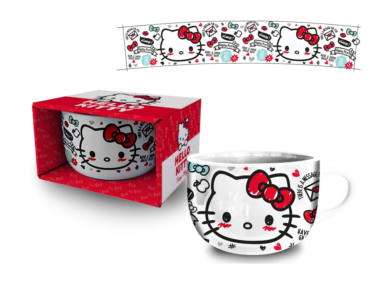 Hello kitty tazza big jumbo