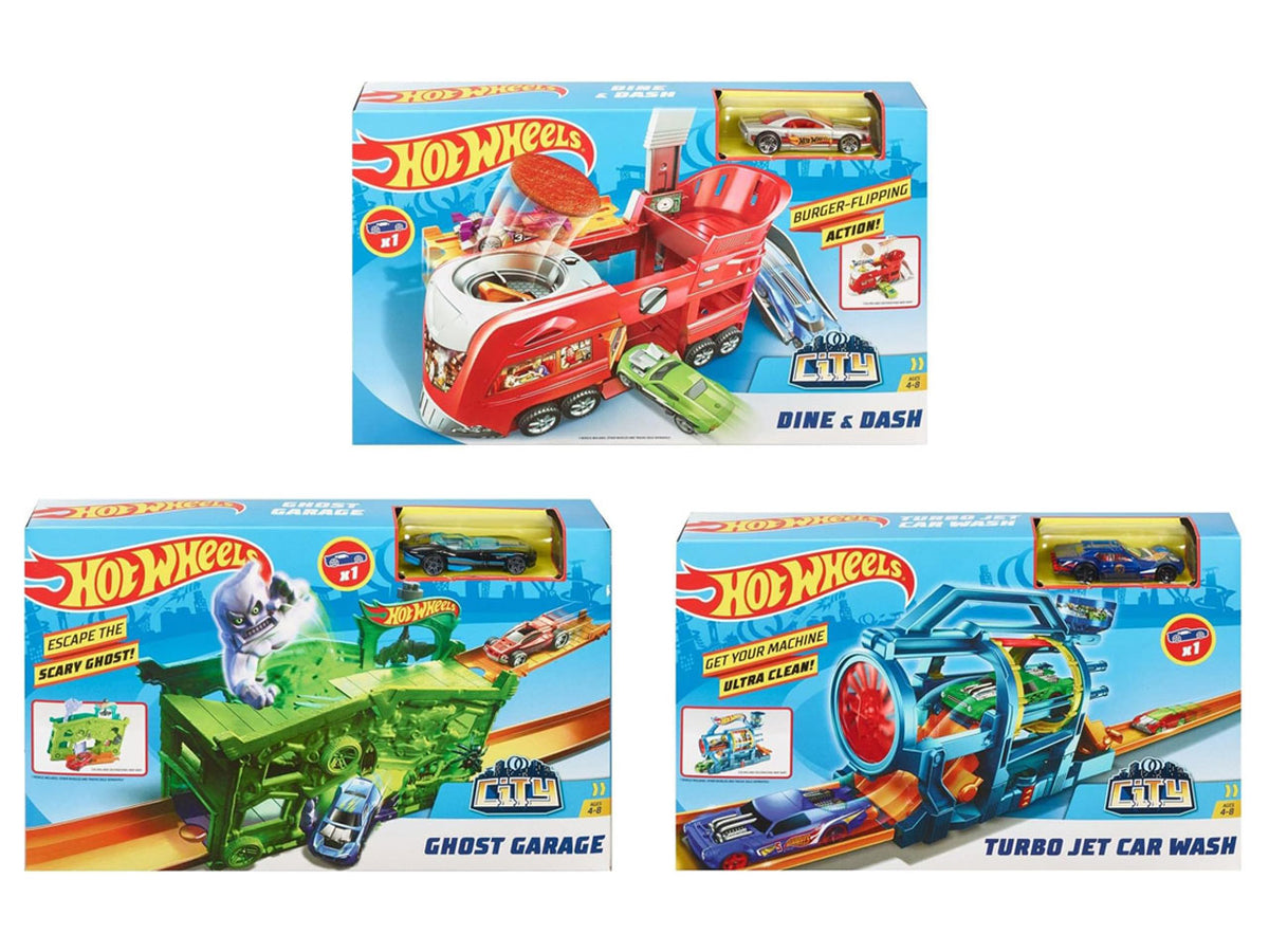 Hot wheels playset pieghevole assortiti $