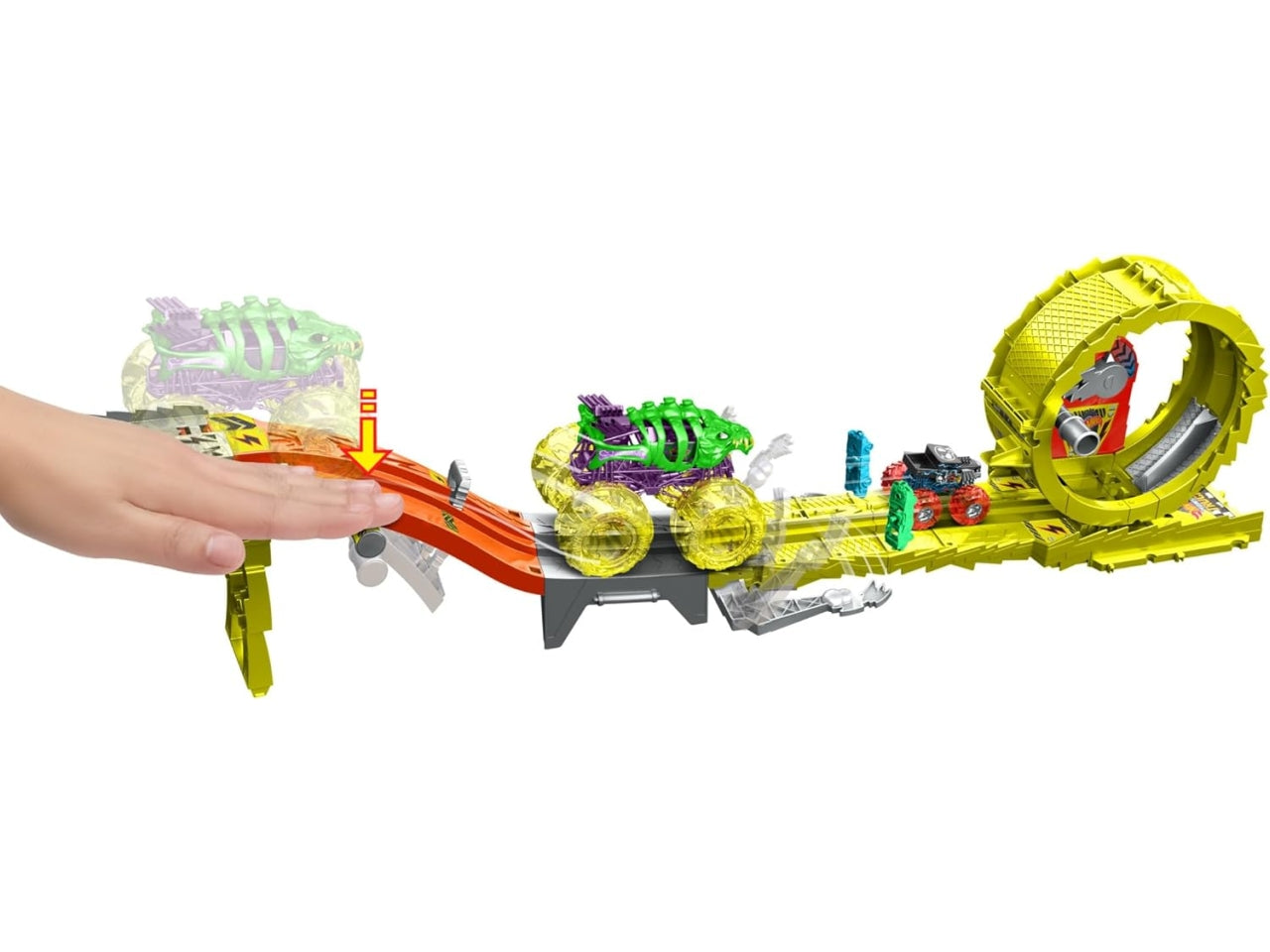 Hot wheels monster truck charge chase chal.