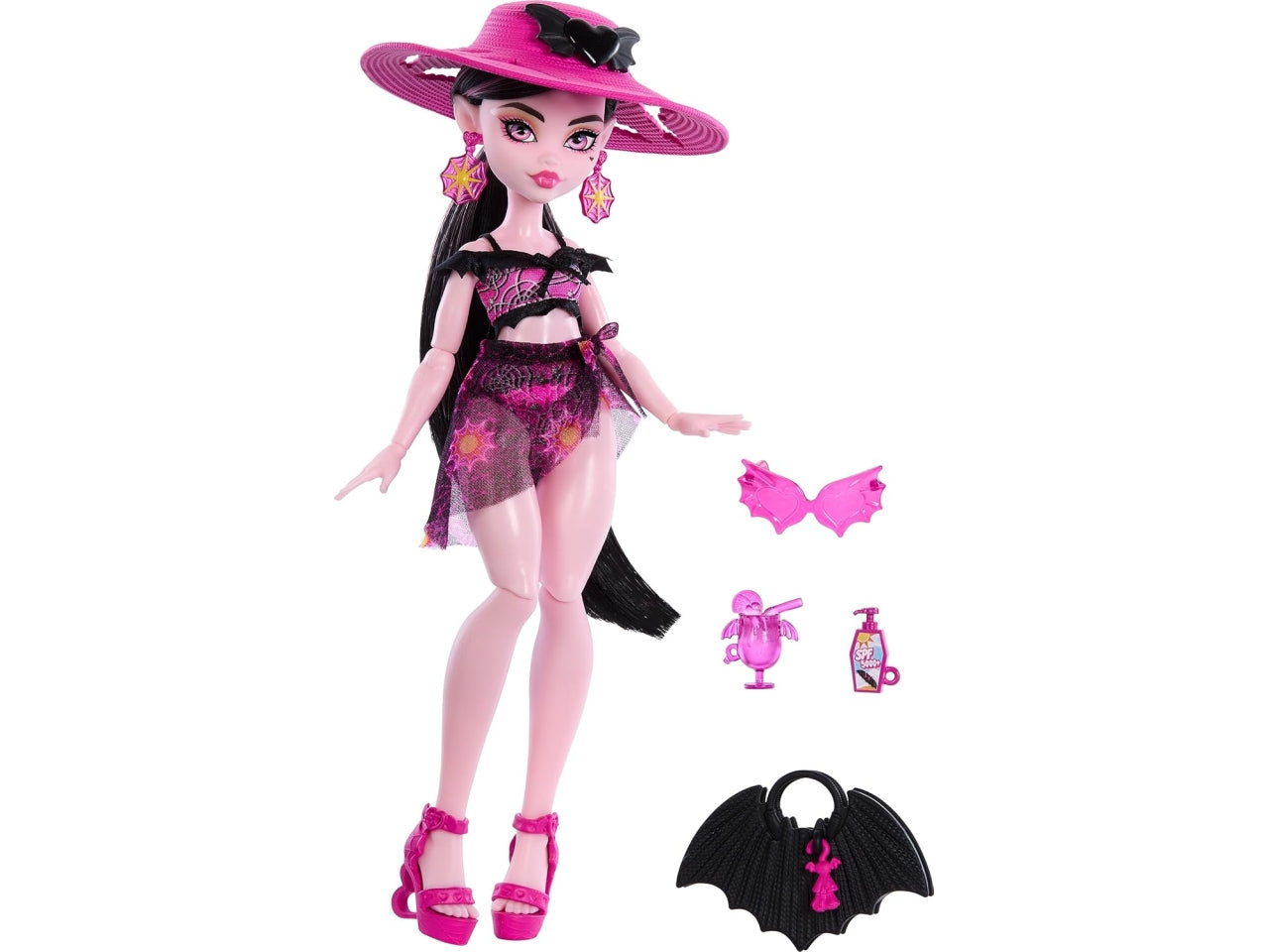 Monster high bambola scare-adise island dracula con accessori