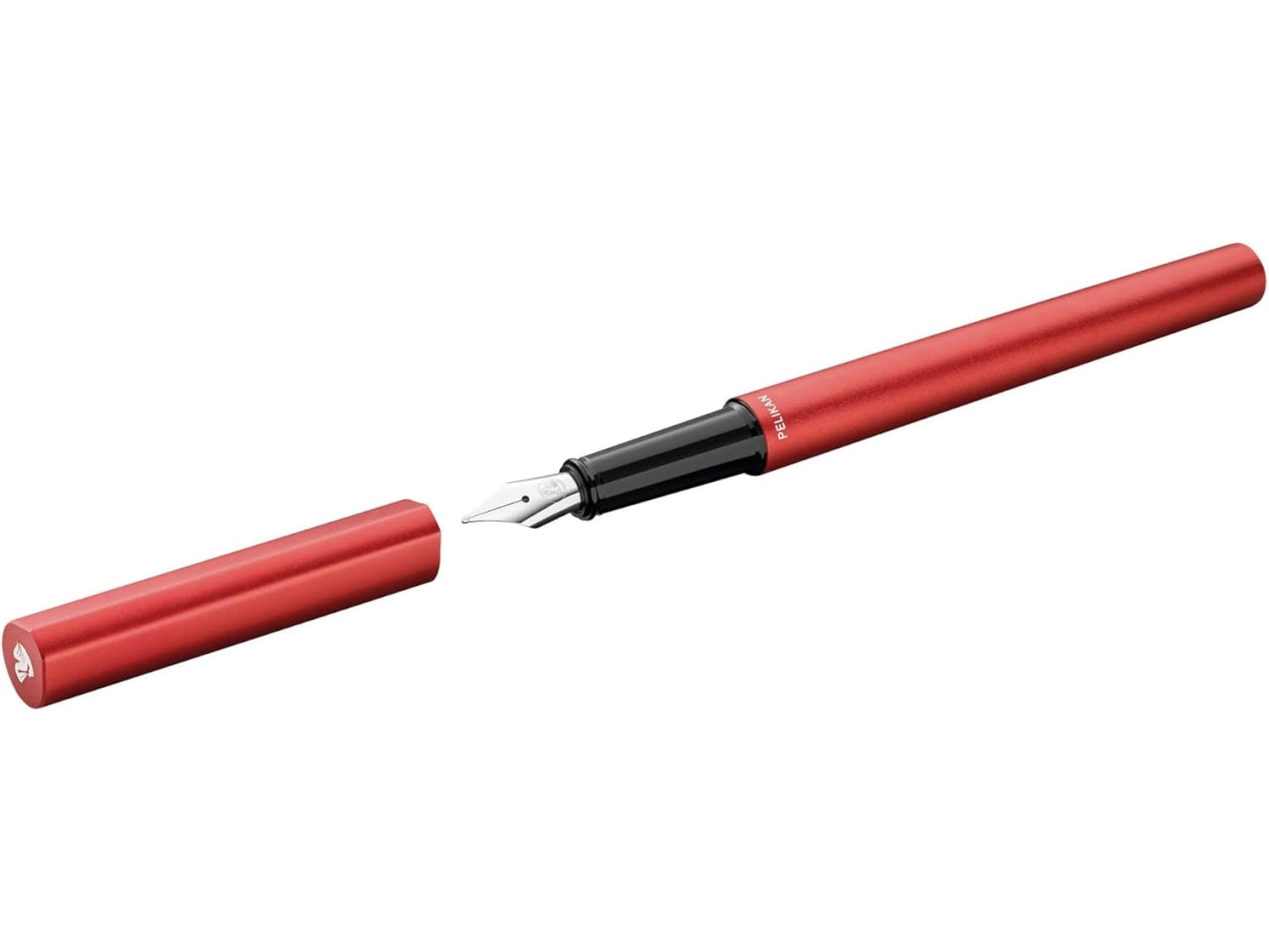 Penna stilografica ineo elements fiery rossa con astuccio in metallo