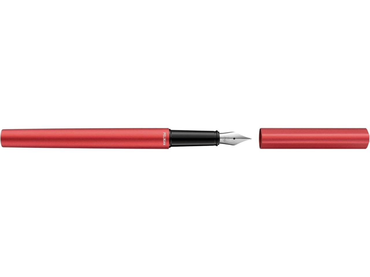 Penna stilografica ineo elements fiery rossa con astuccio in metallo