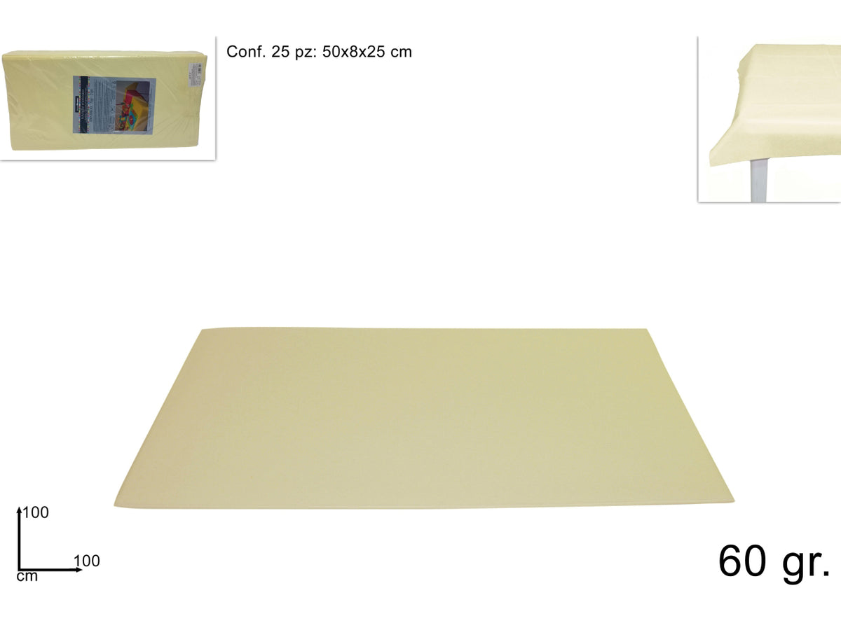 Tovaglia tnt 100x100cm 60gr beige $