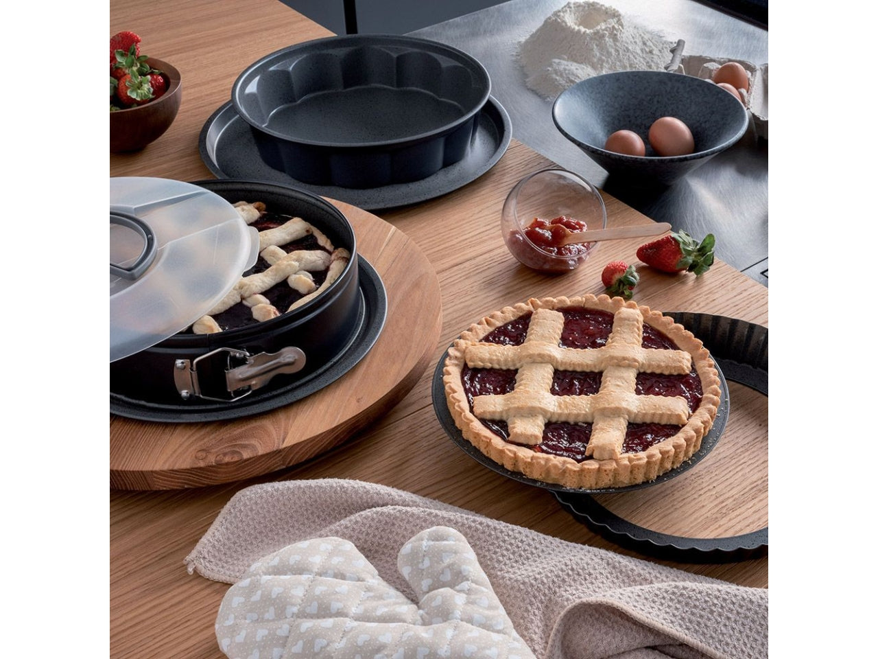 Crostata con fondo removibile premium bakery 27,5cm