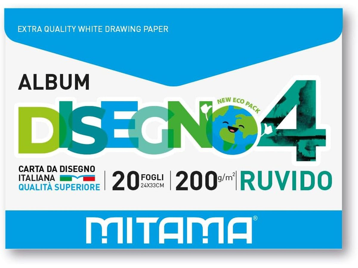 Mitama album disegno 20 fogli 24x33cm 200gr. ruvido