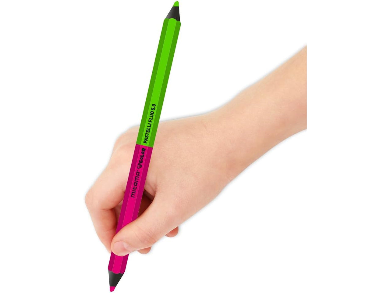 Evidenziatore pastelllo jumbo fluo bipunta 3 pezzi