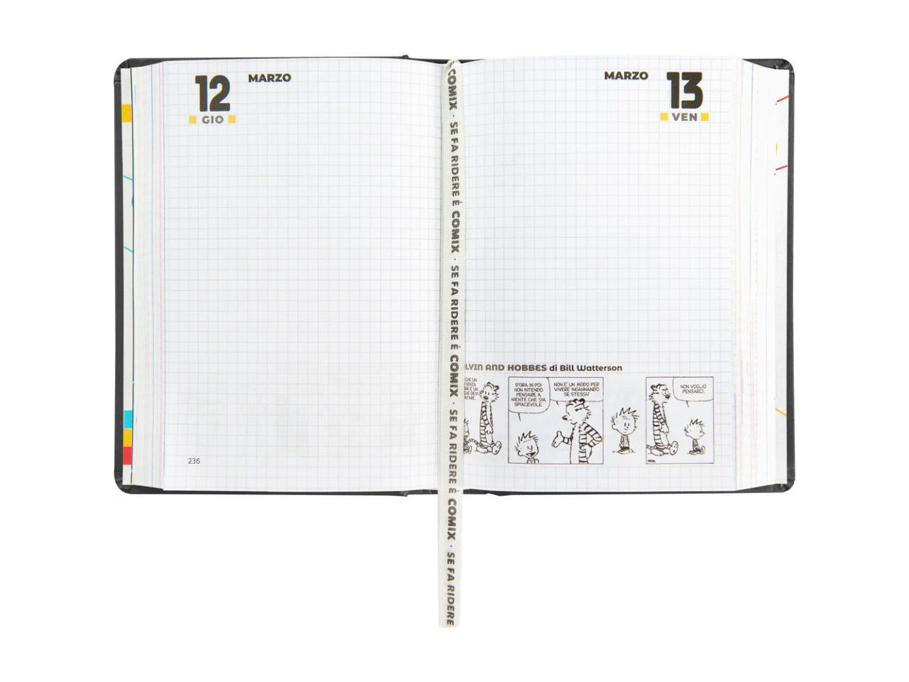 Agenda comix 2025/26 16m standard black&white