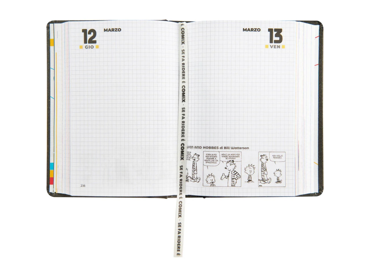 Agenda comix 2025/26 16m standard charcoal